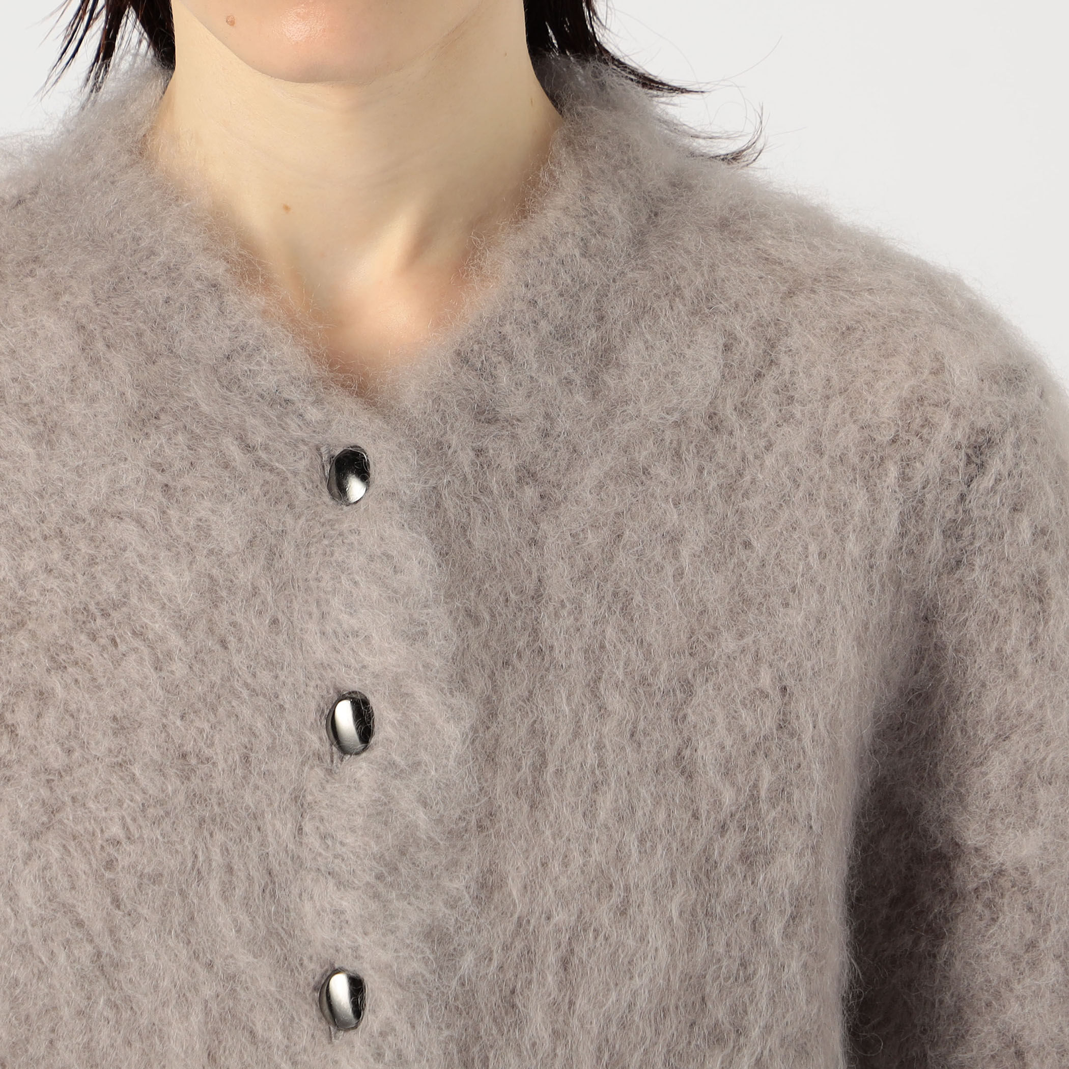 Mame Kurogouchi Fur Knitted Cardigan｜トゥモローランド 公式通販