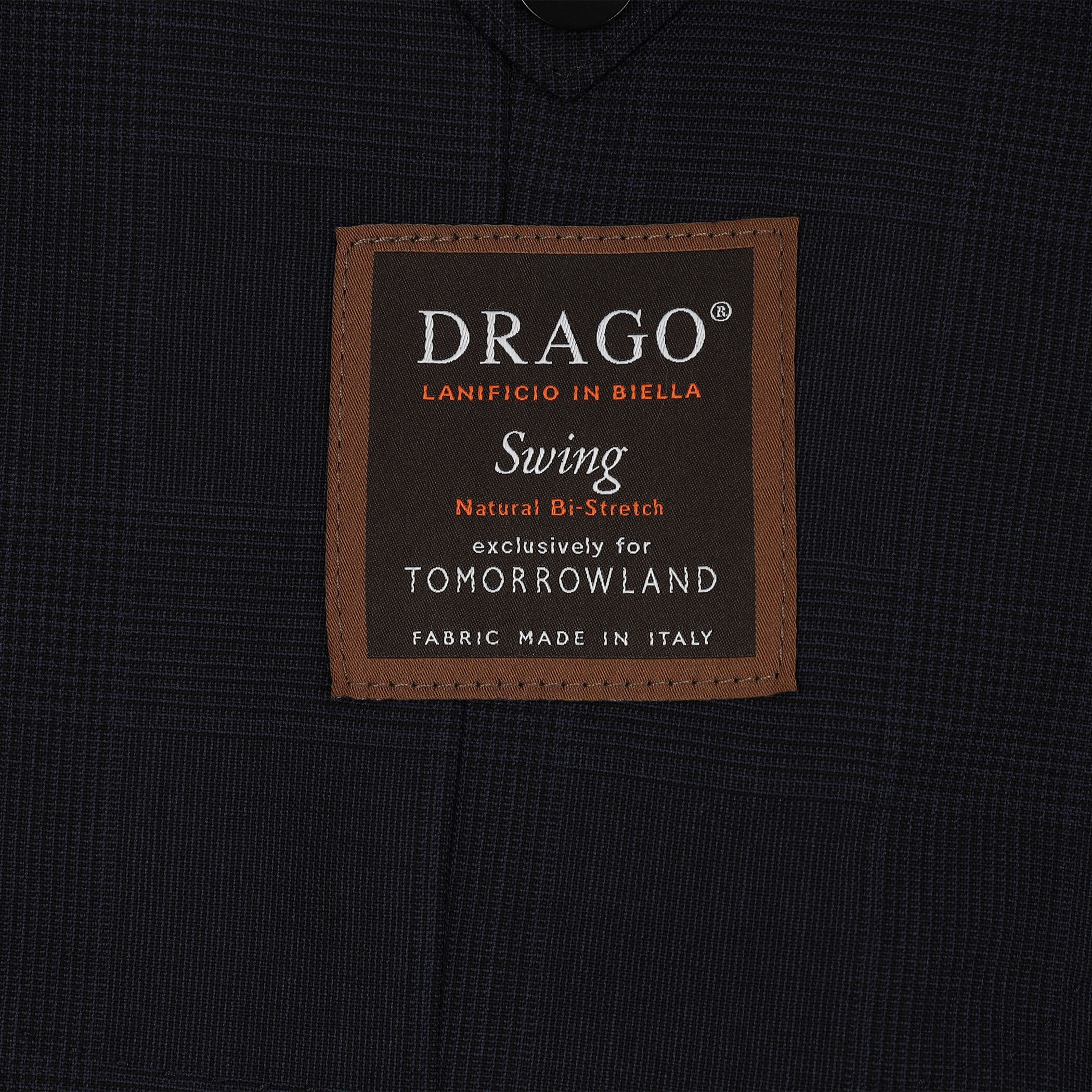 Super130'sウール シングルブレステッド2Bジャケット DRAGO SWING