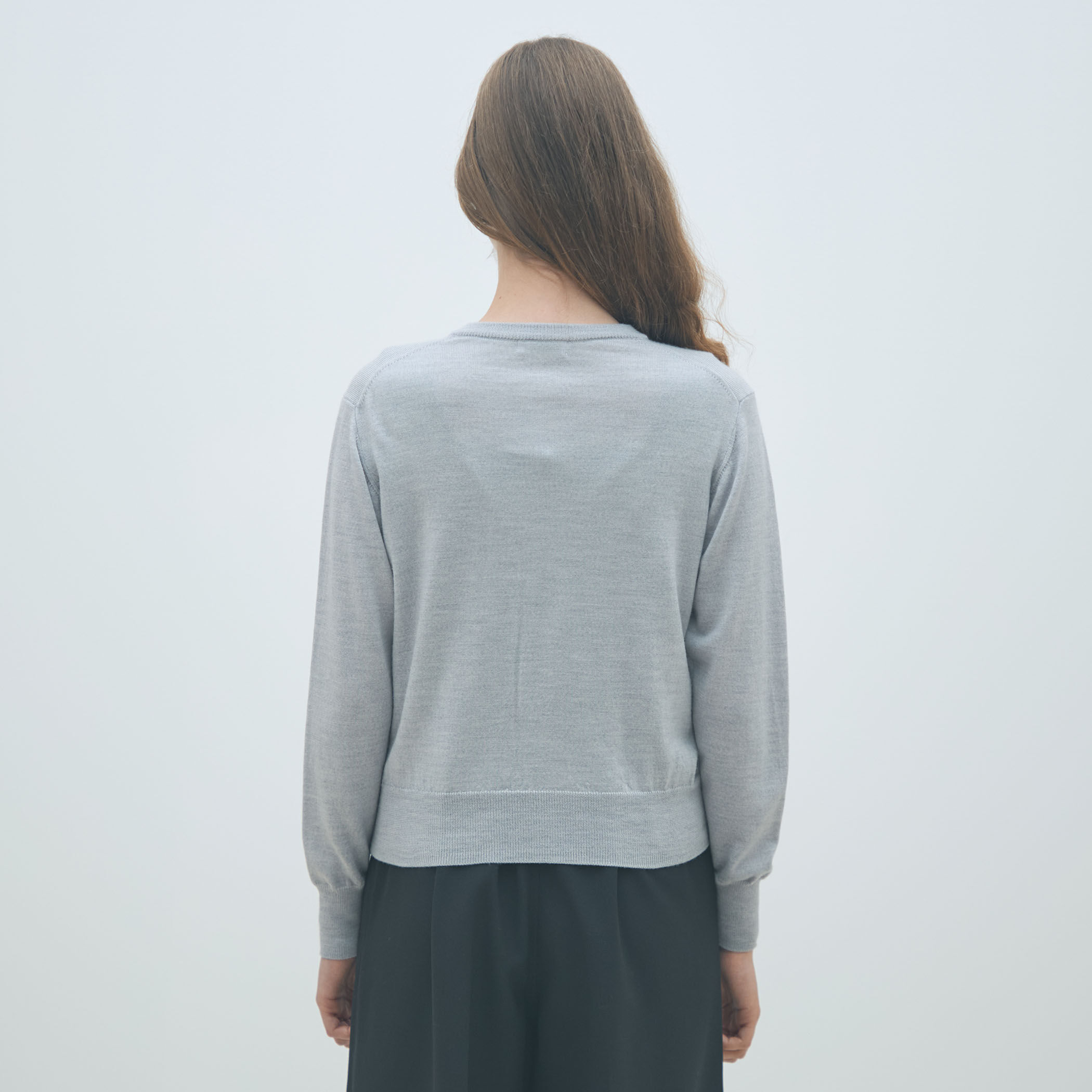 ウールビジュー クルーネックカーディガン｜トゥモローランド 公式通販