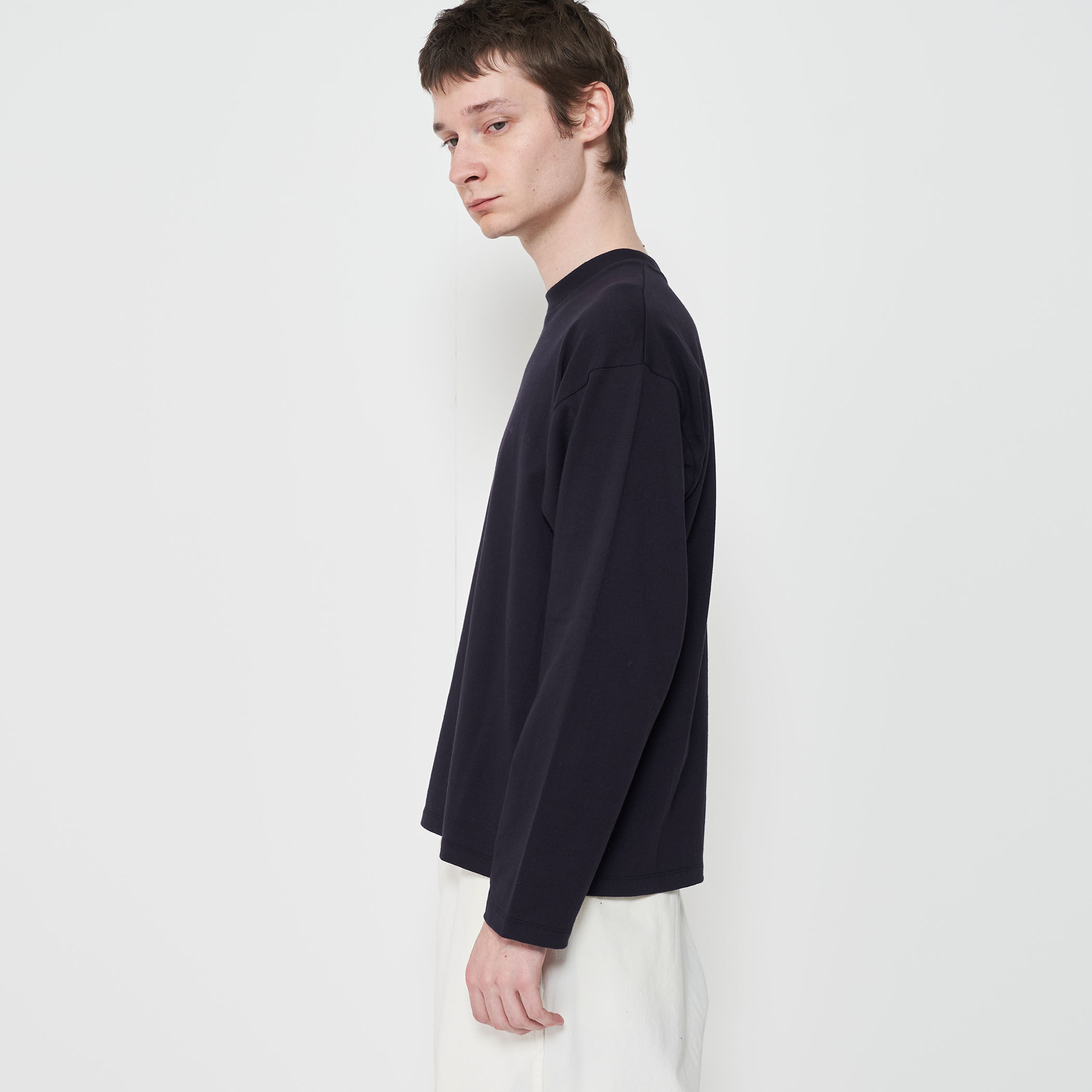 コットン吊り天竺 ロングスリーブカットソー｜トゥモローランド 公式通販