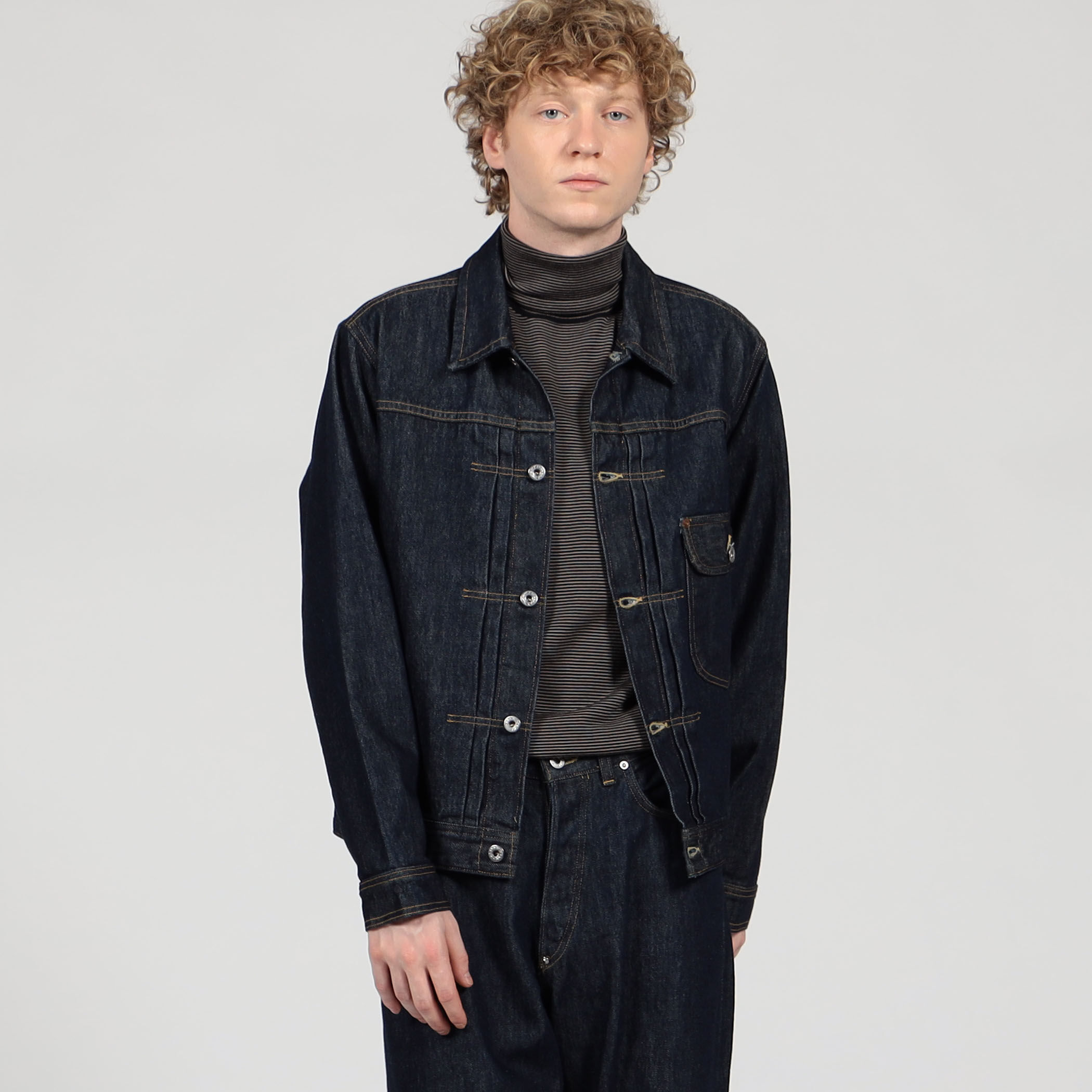 efu デニムジャケット 別注】Lee COWBOY JACKET コットンインディゴ デニムジャケット