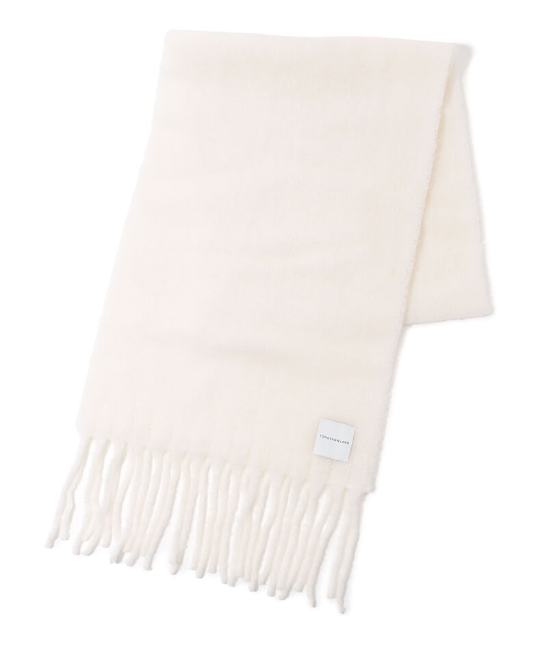 TOMORROWLAND Alpaca Nylon Solid stole