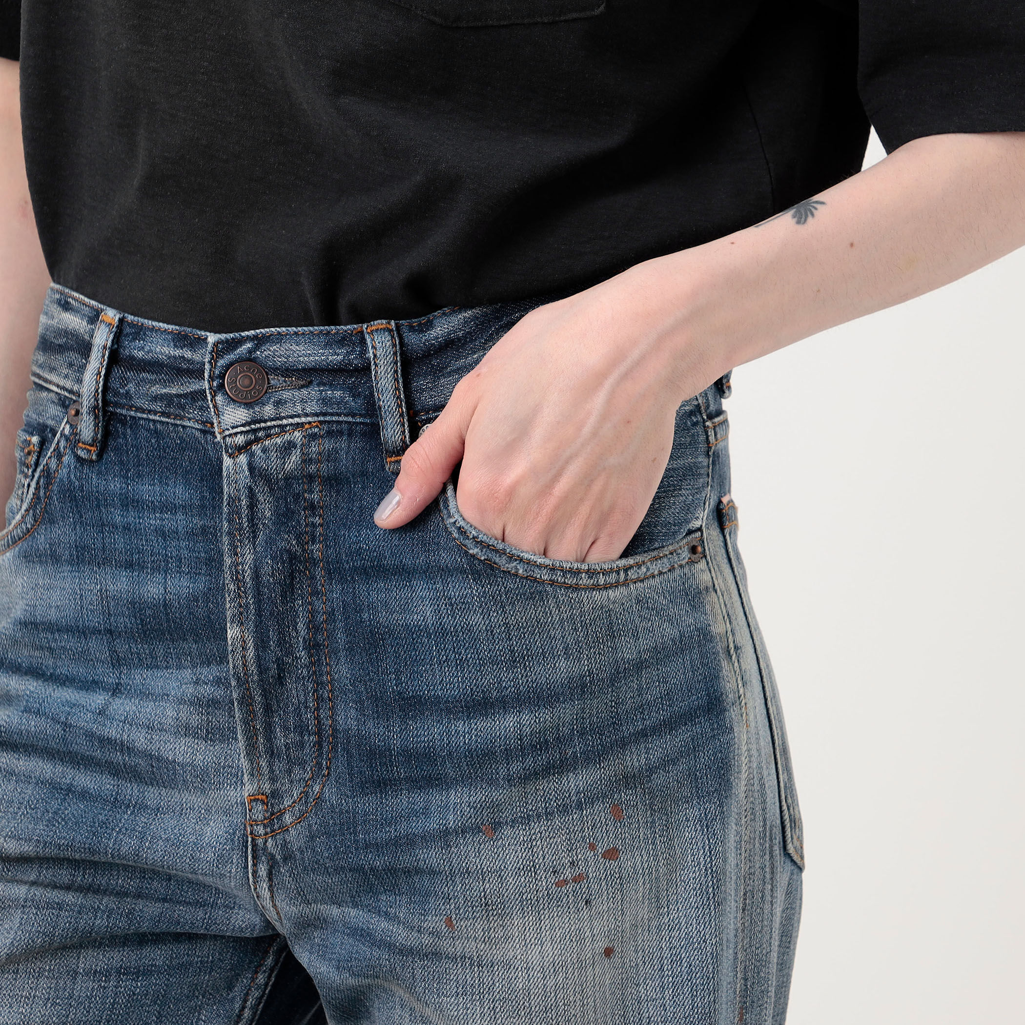 Acne Studios 2021F MID BLUE Trafalgar デニムパンツ