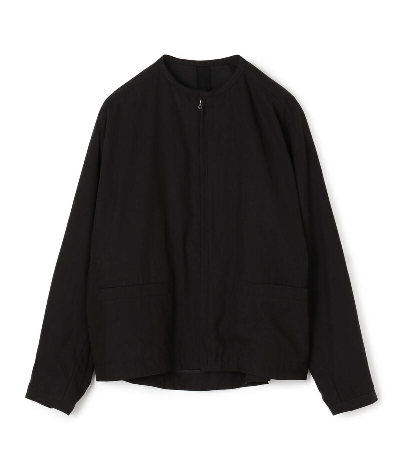 ■コットンナイロン ジップアップブルゾン