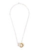 LAURA LOMBARDI TWO TONE PIEGA ネックレス