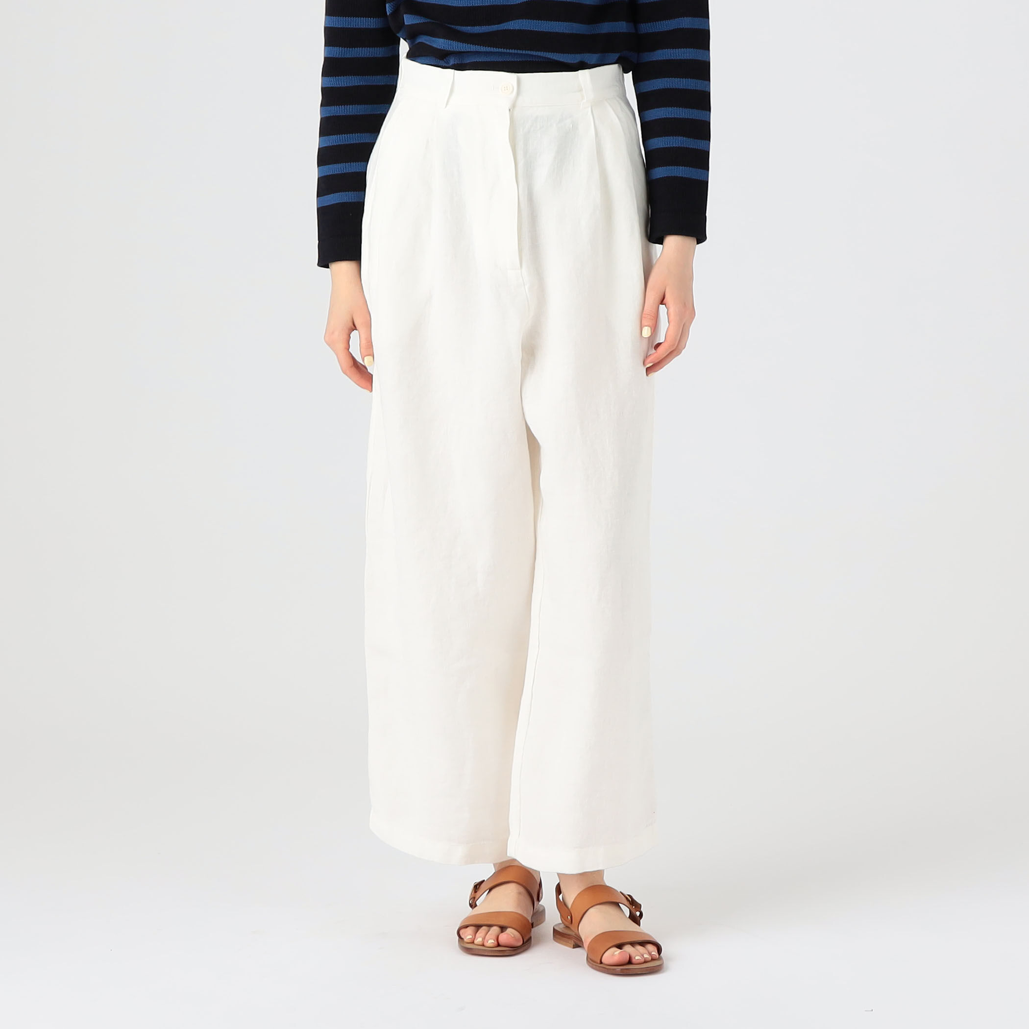 SHAINA MOTE BOY TROUSER リネンパンツ｜トゥモローランド 公式通販