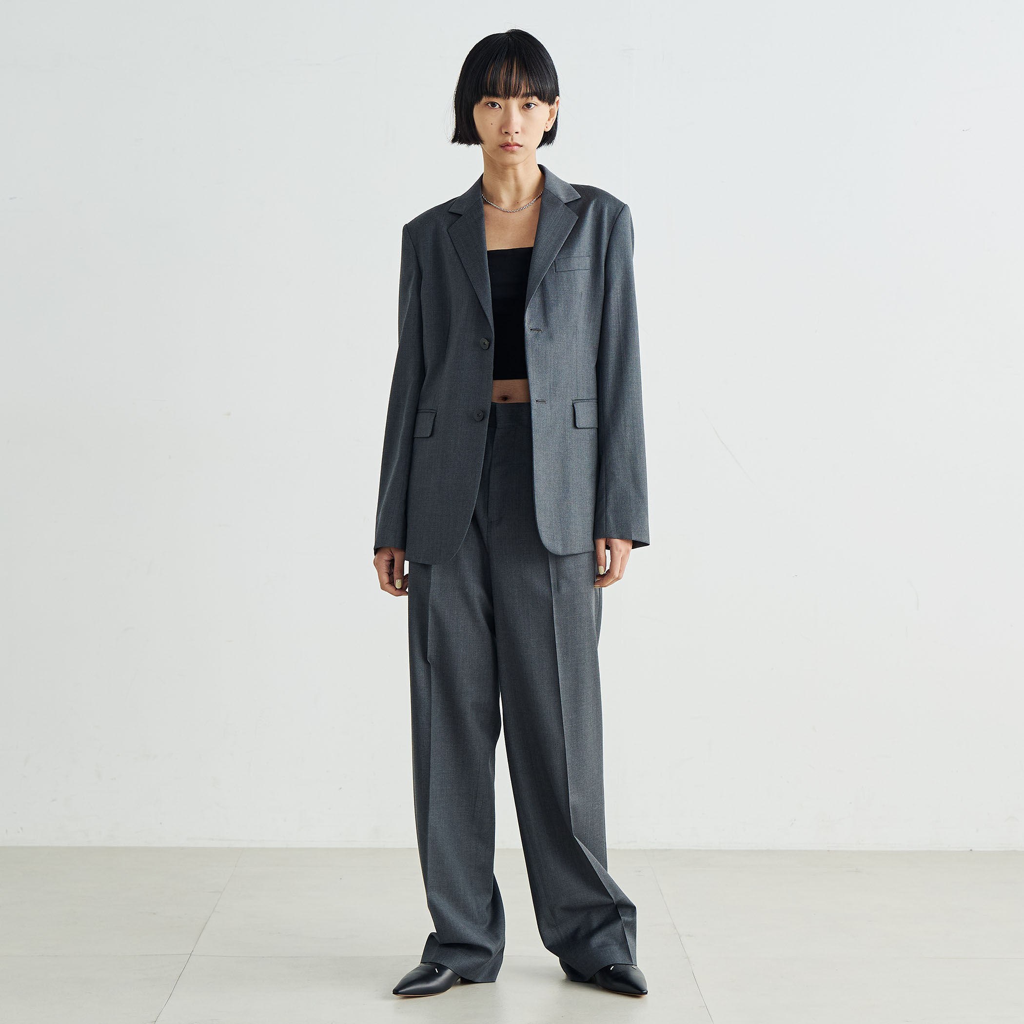 極美品 黒タグ エルメネジルドゼニア テーラードジャケット ライナー 54 Ermenegildo Zegna エルメネジルドゼニア D-TK-6297 イタリア製