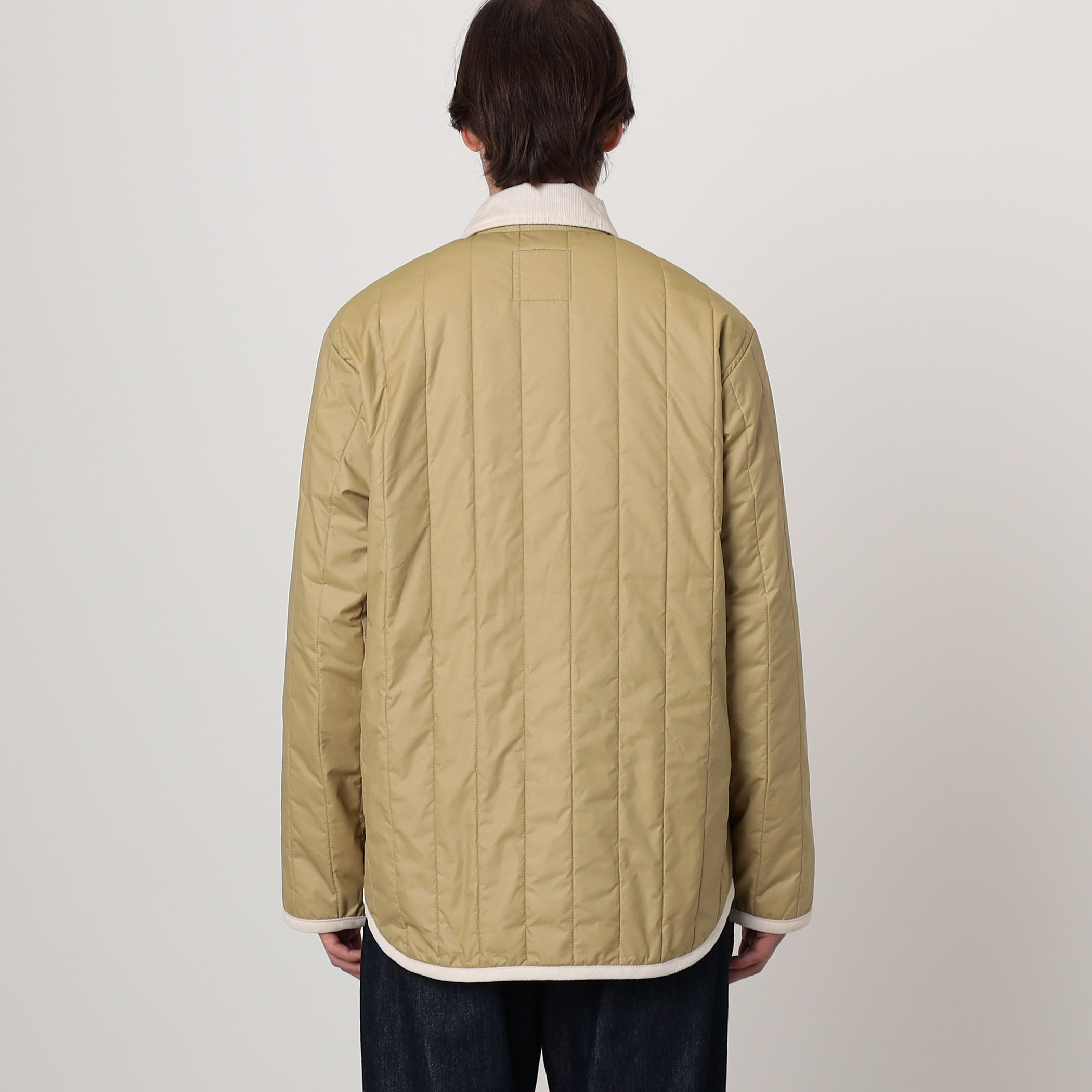 LAVENHAM STUDIO JACKET ピグメントダイ バーティカルキルティング