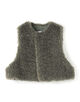 HYKE FAUX SHEARLING VEST