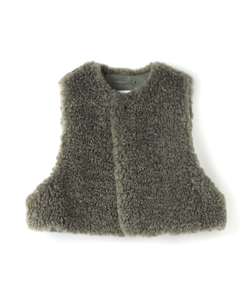 HYKE FAUX SHEARLING VEST