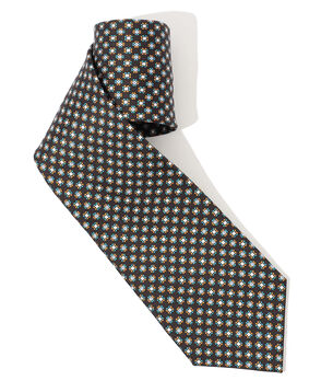 ERRICO FORMICOLA シルクプリント 小紋柄ネクタイ