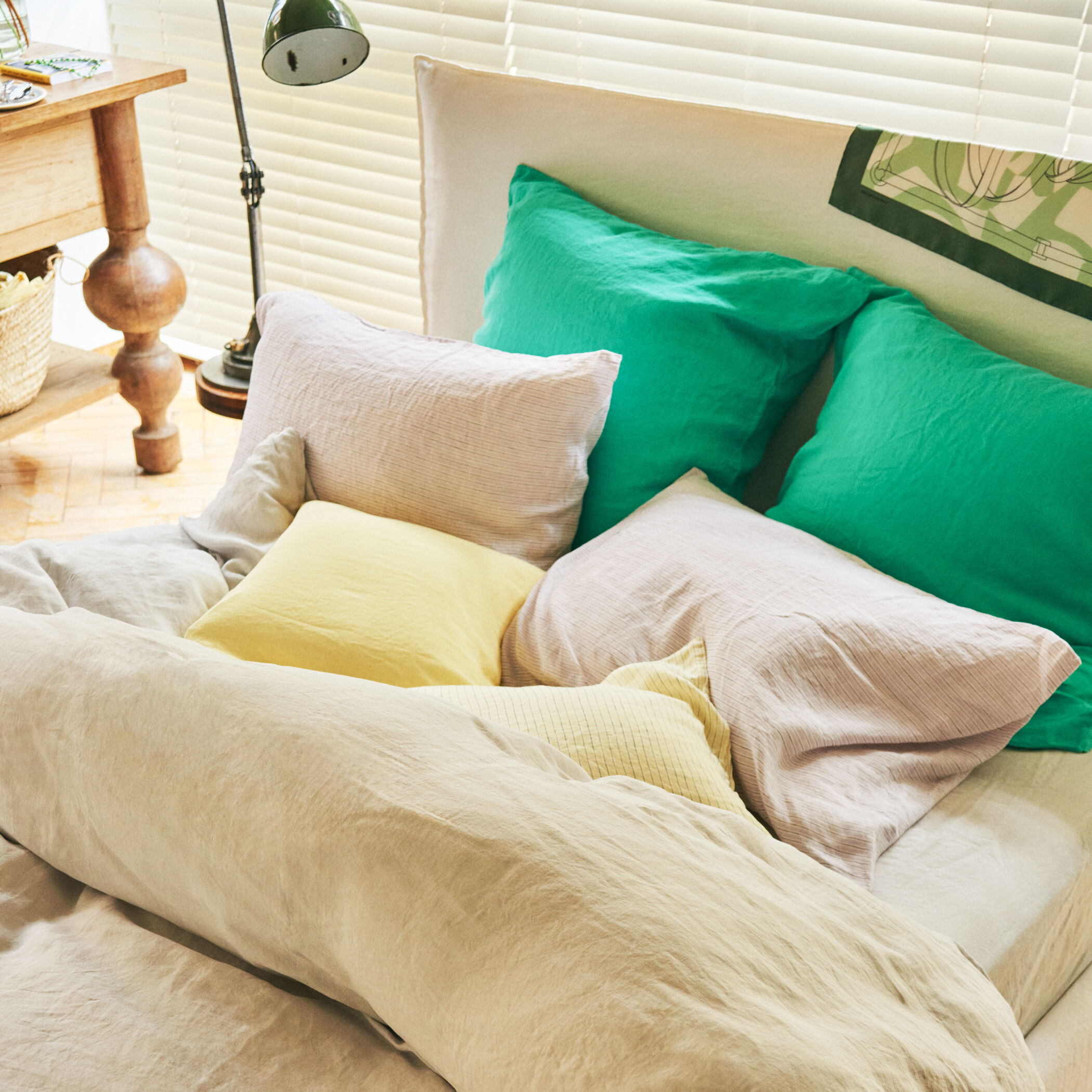 Brooklinen ブルックリネン キングシーツ 麻 クリーム Brooklinen ブルックリネン キングシーツ 麻 クリーム