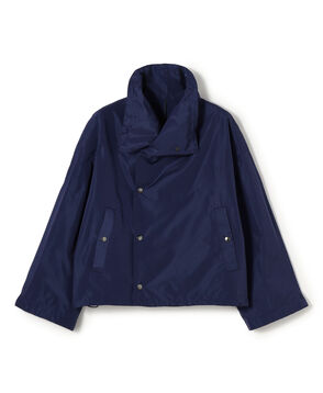 メモリータフタ ハイネックショートブルゾン