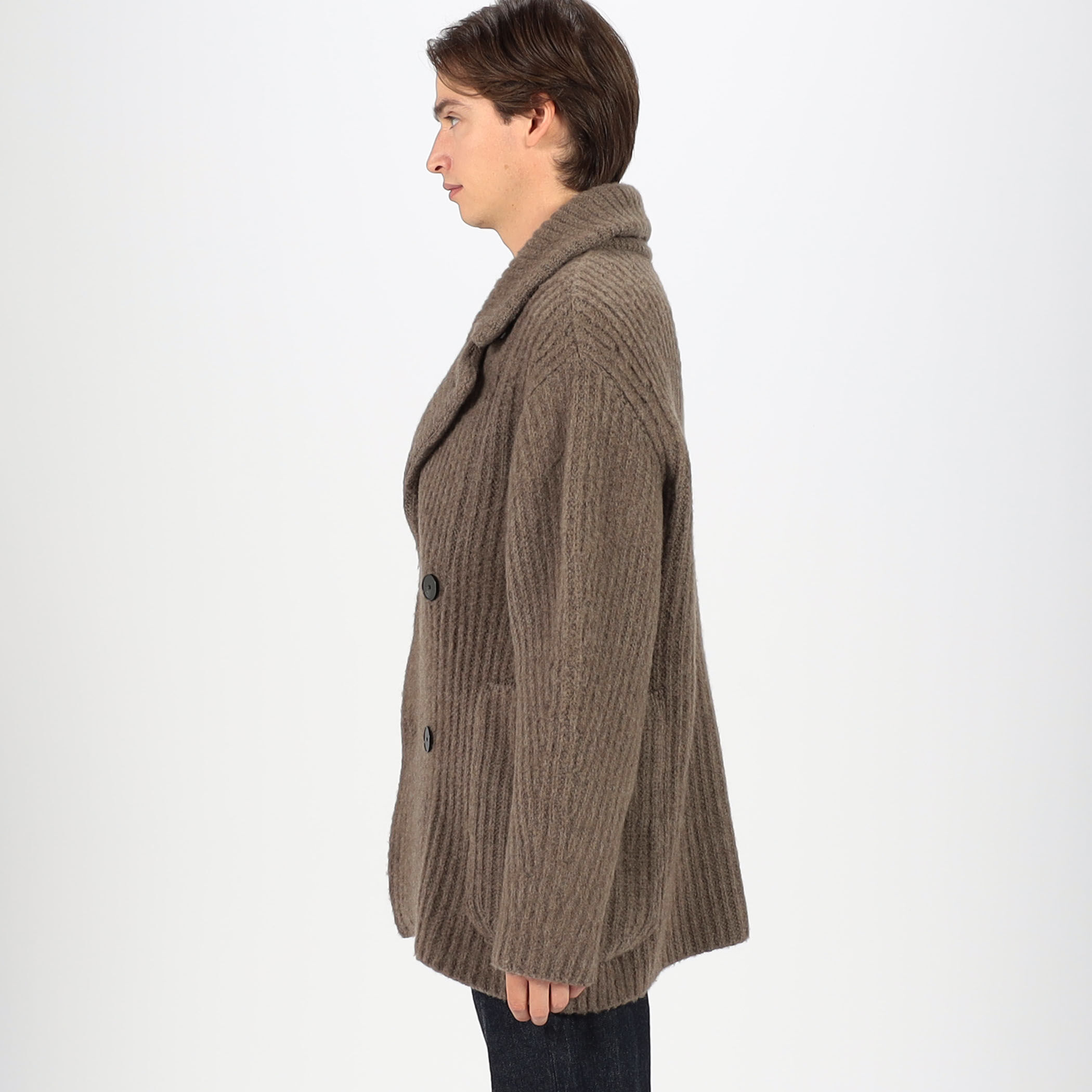 TOMORROWLAND Tricot ウールダブルフェイス カーディガンコート