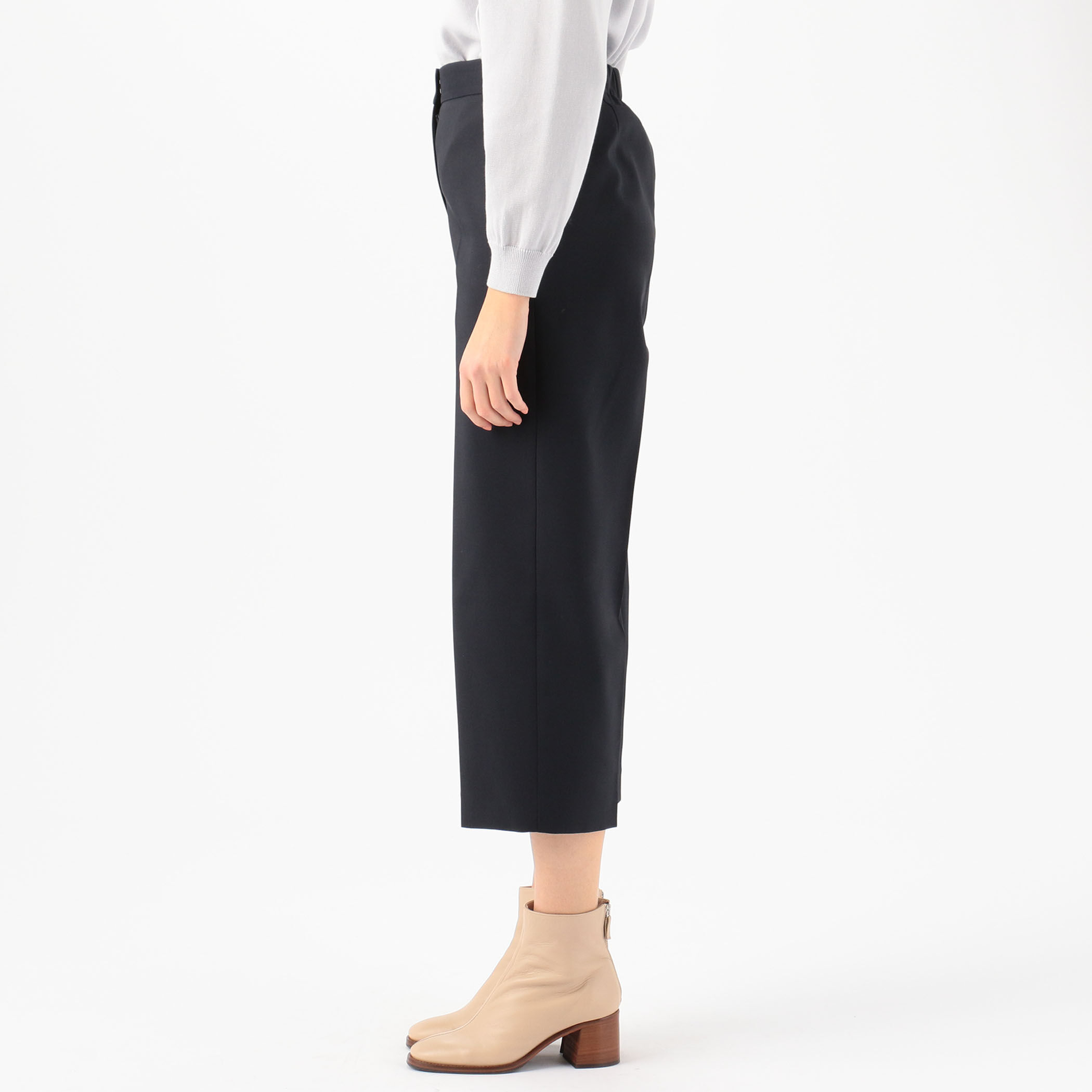 ボールジィ Ballsey タスランドビー セミワイドクロップドパンツ グレー ボールジィ Ballsey タスランドビー セミワイドクロップドパンツ