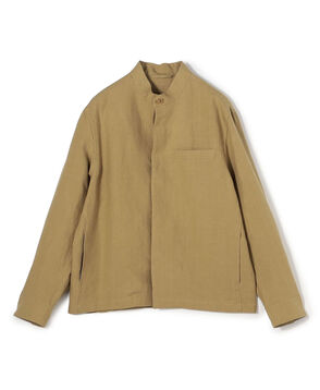 CARUSO リネン スタンドカラーブルゾン