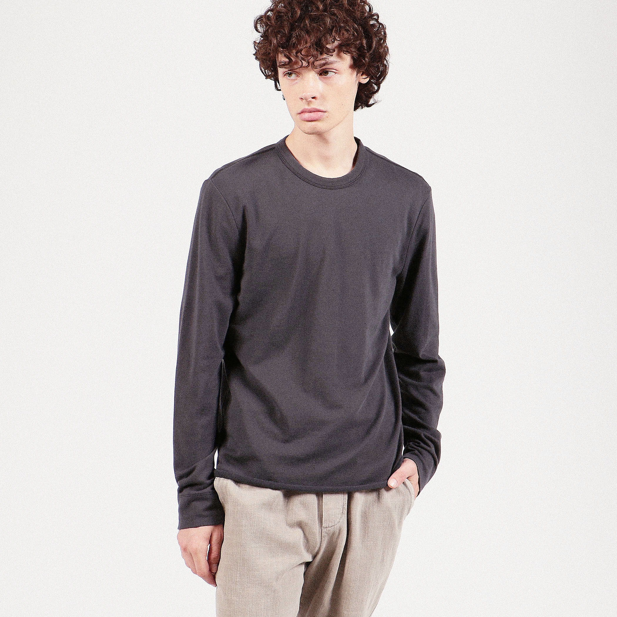 コットンフレンチテリー ロングスリーブプルオーバー MCTY3600