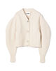 JIL SANDER VN LS CROP CARDIGAN