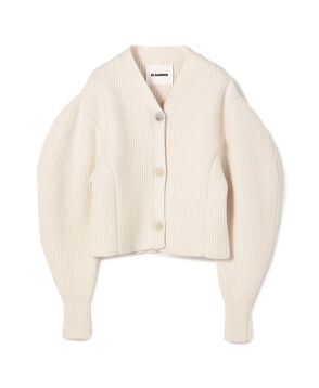 JIL SANDER VN LS CROP CARDIGAN