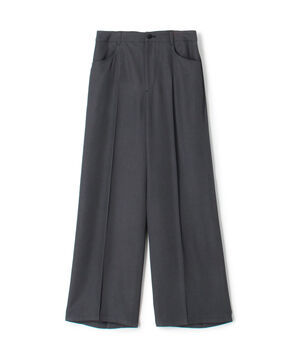 シルキートリコチン ストレートパンツ
