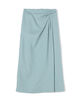 スムースリネン アシンメトリータックスカート