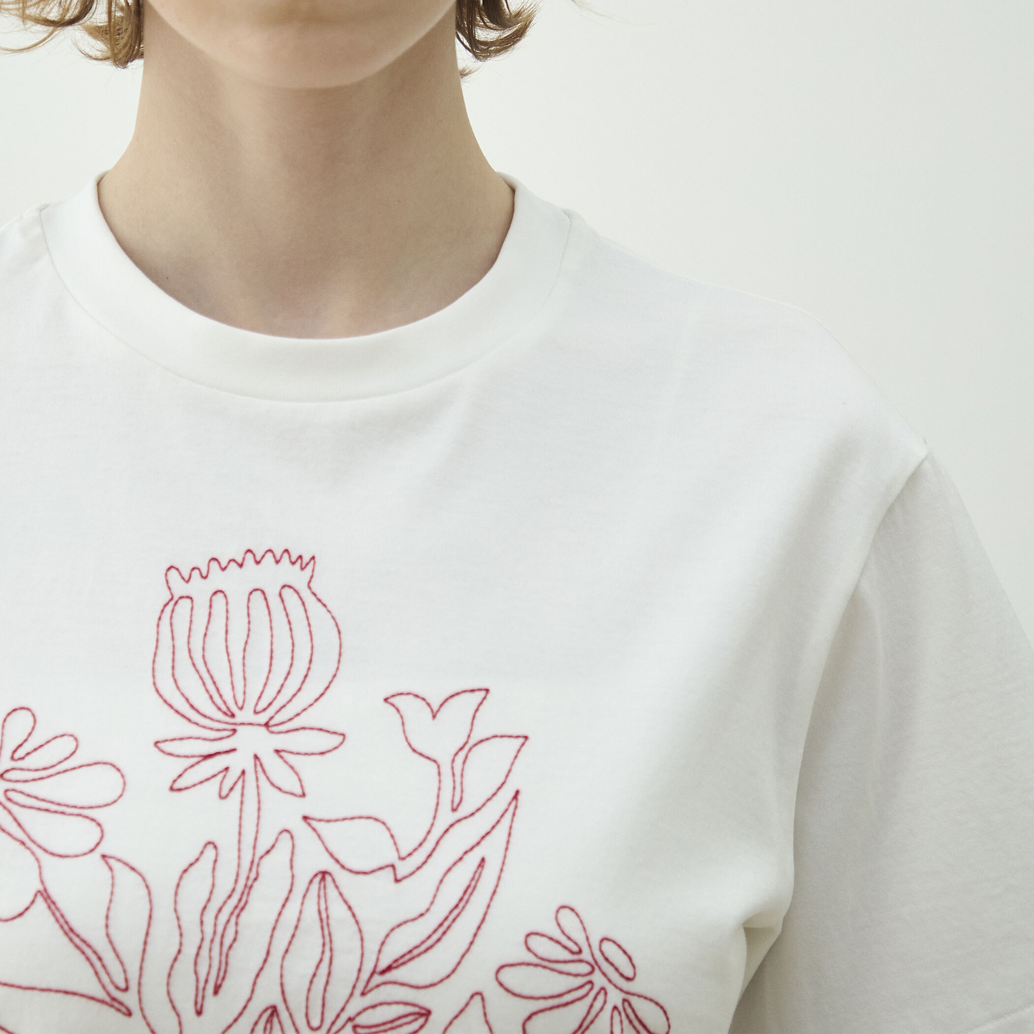 ボタニカルエンブロイダリー Tシャツ｜トゥモローランド 公式サイト