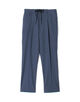 Super120's wool Polyester 1 pleated easy slacks