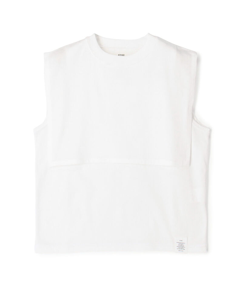 HYKE SLEEVELESS TEE