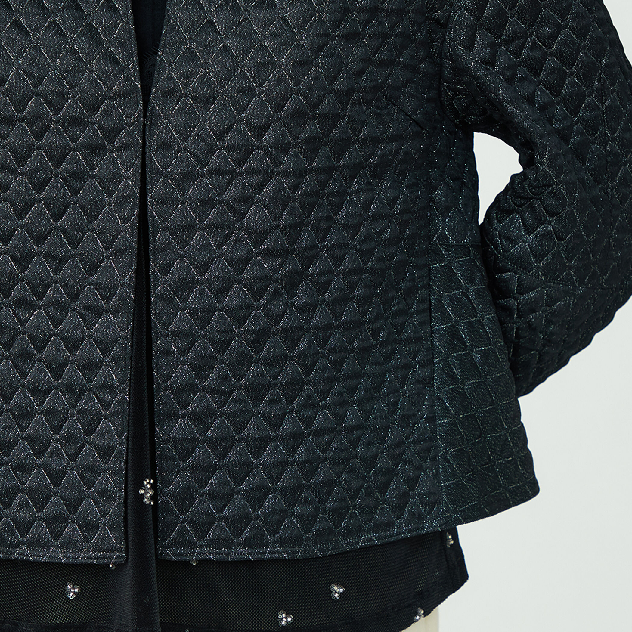 ラメマトラッセ バックペプラムジャケット｜トゥモローランド 公式通販