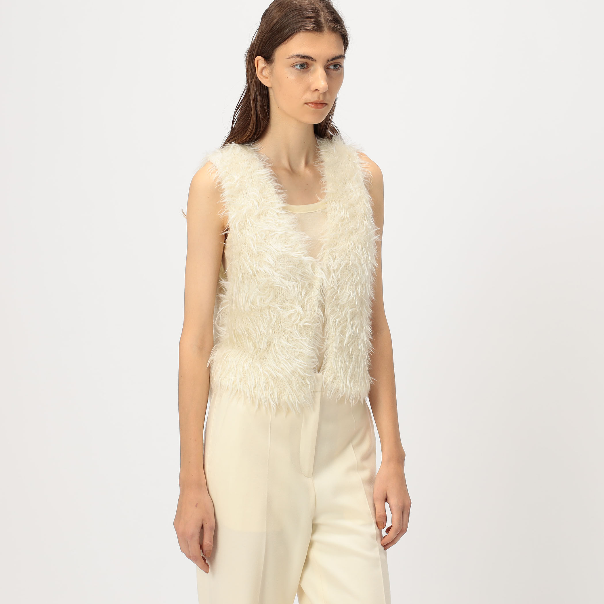 ベビーキッドモヘヤ Vネックベスト｜トゥモローランド 公式通販