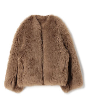 リバーシブルムートンブルゾン