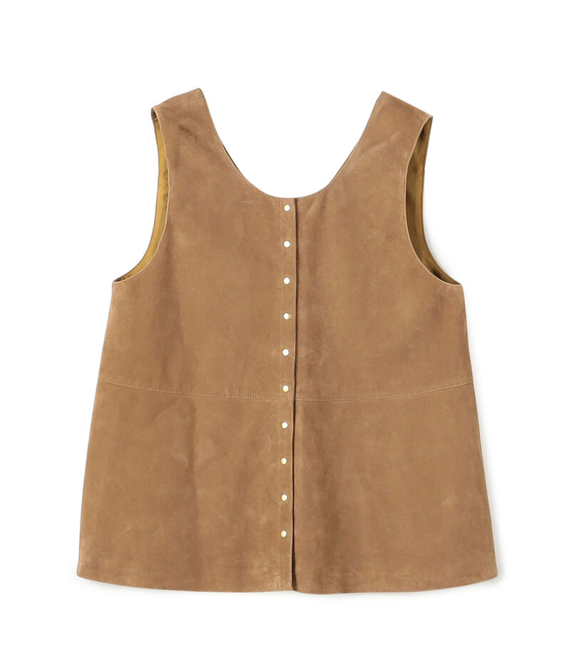 ゴートスエード 2-wayチュニックジレ