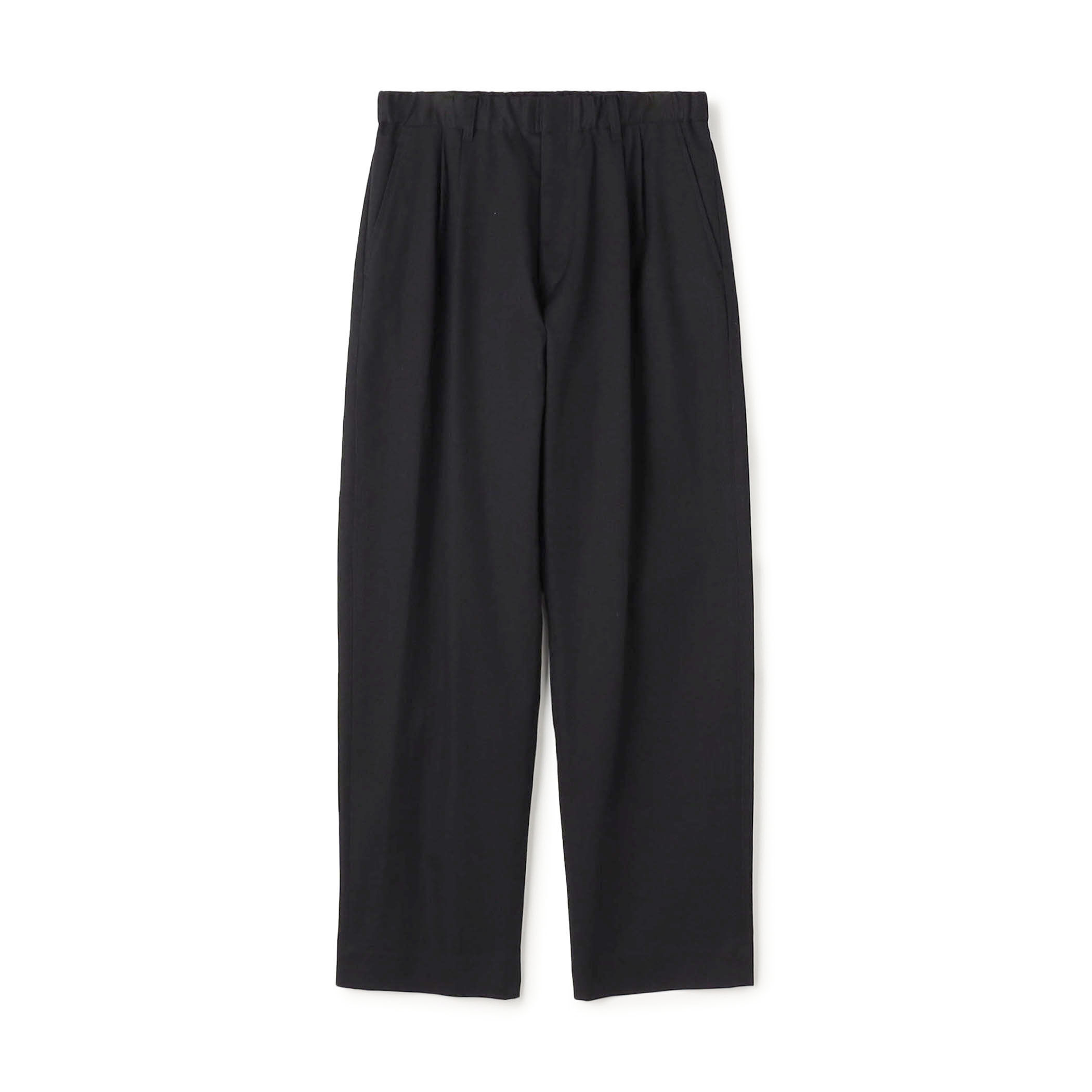 ノンマーセライズドコットン ツータックイージーパンツ