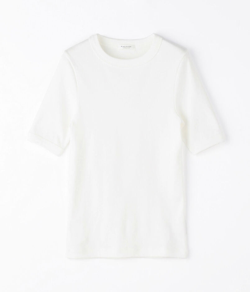 シルキージャージー ハーフスリーブプルオーバー