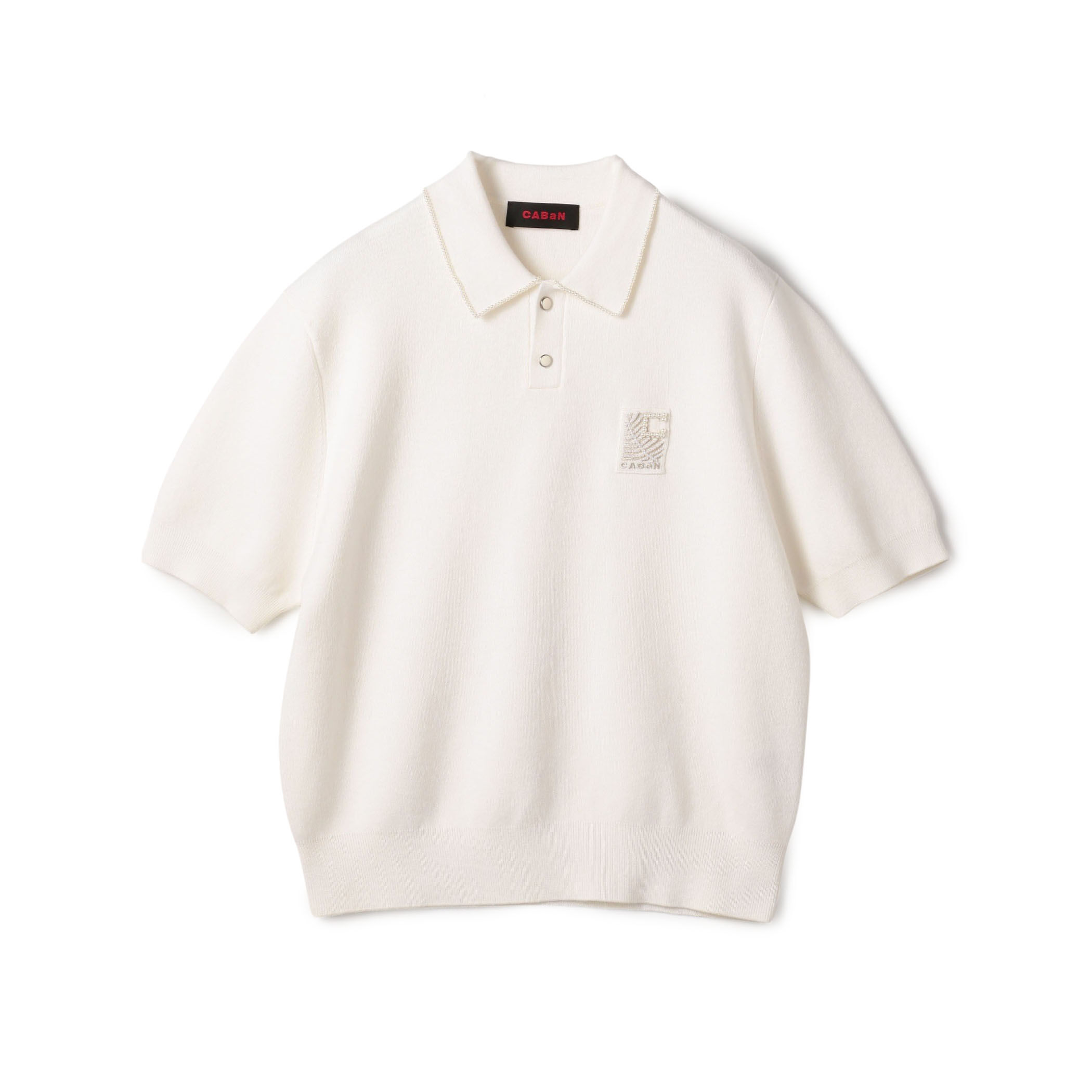 CABaN コットンカシミヤ パールポロプルオーバー コットンカシミヤ パールポロプルオーバー｜トゥモローランド 公式通販