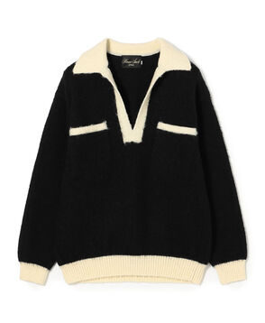 HAVERSACK ATTIRE ウール スキッパープルオーバーニット