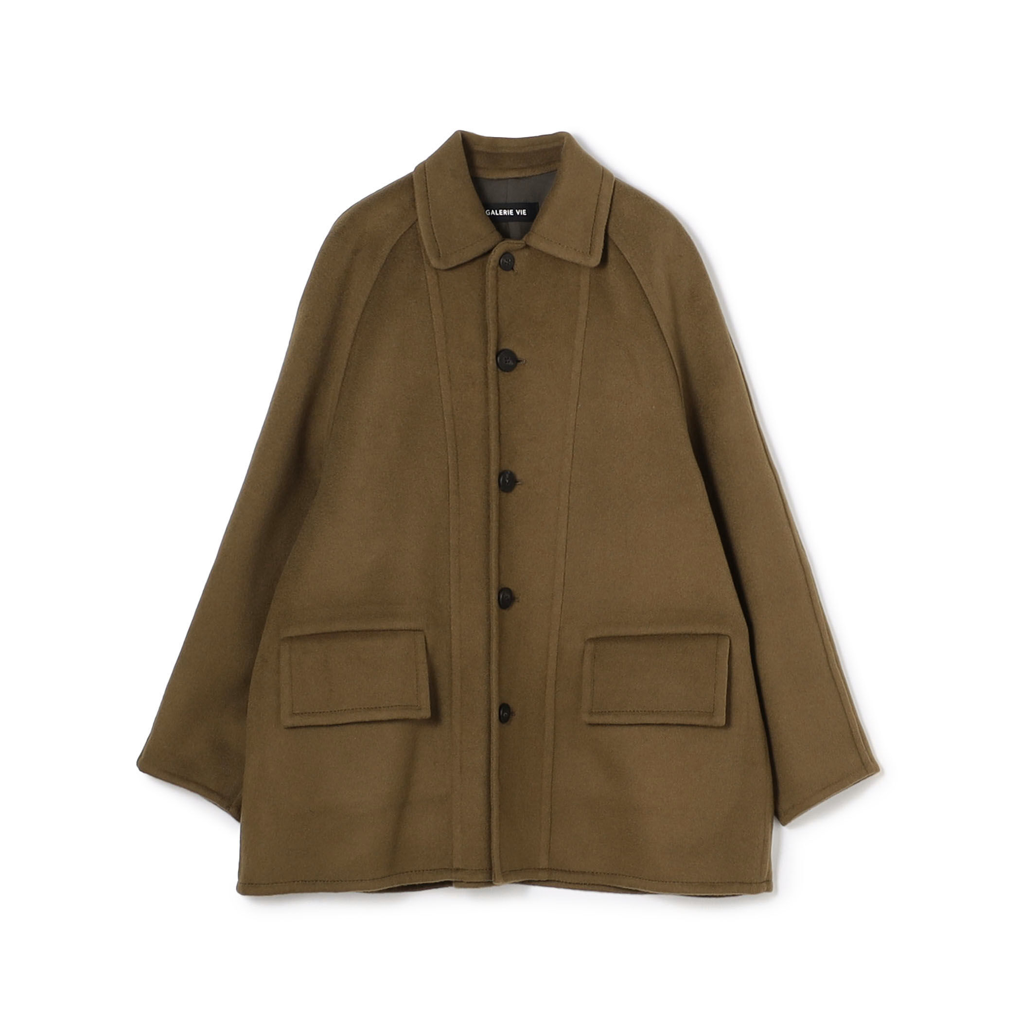 ウールダブルフェイス ステンカラーコート｜トゥモローランド 公式通販