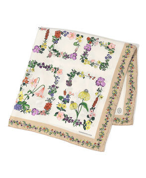 ATELIER TOMORROW FLOWER FLAME シルク スカーフ