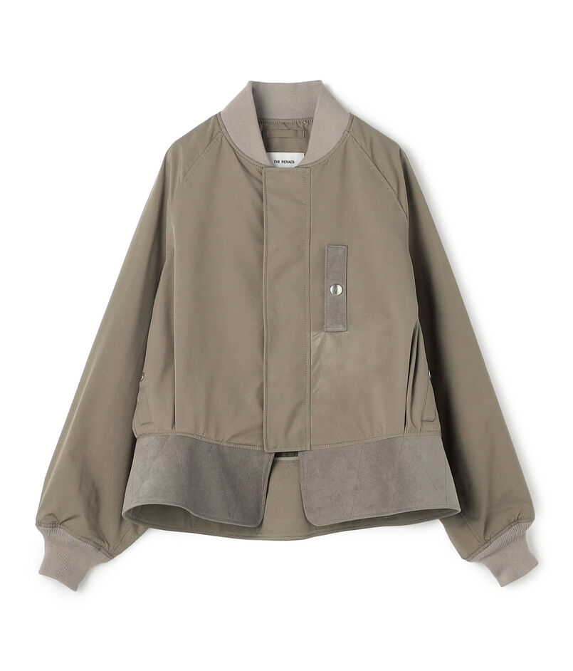 【別注】THE RERACS LAYERED HEM MA-1 BOMBER JACKET