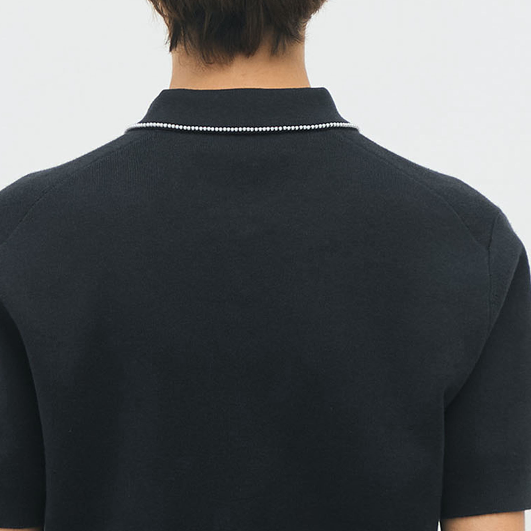 コットンカシミヤ パールポロプルオーバー｜トゥモローランド