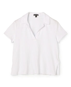 スラブジャージーオープンポロシャツ WJD3317