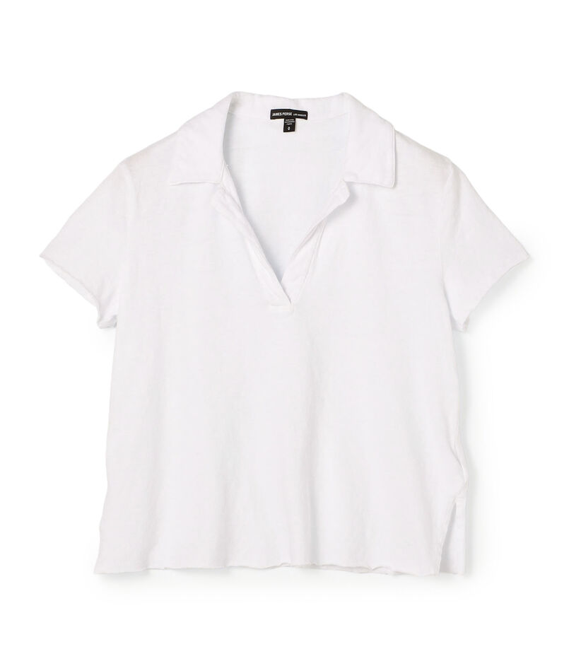 スラブジャージーオープンポロシャツ WJD3317