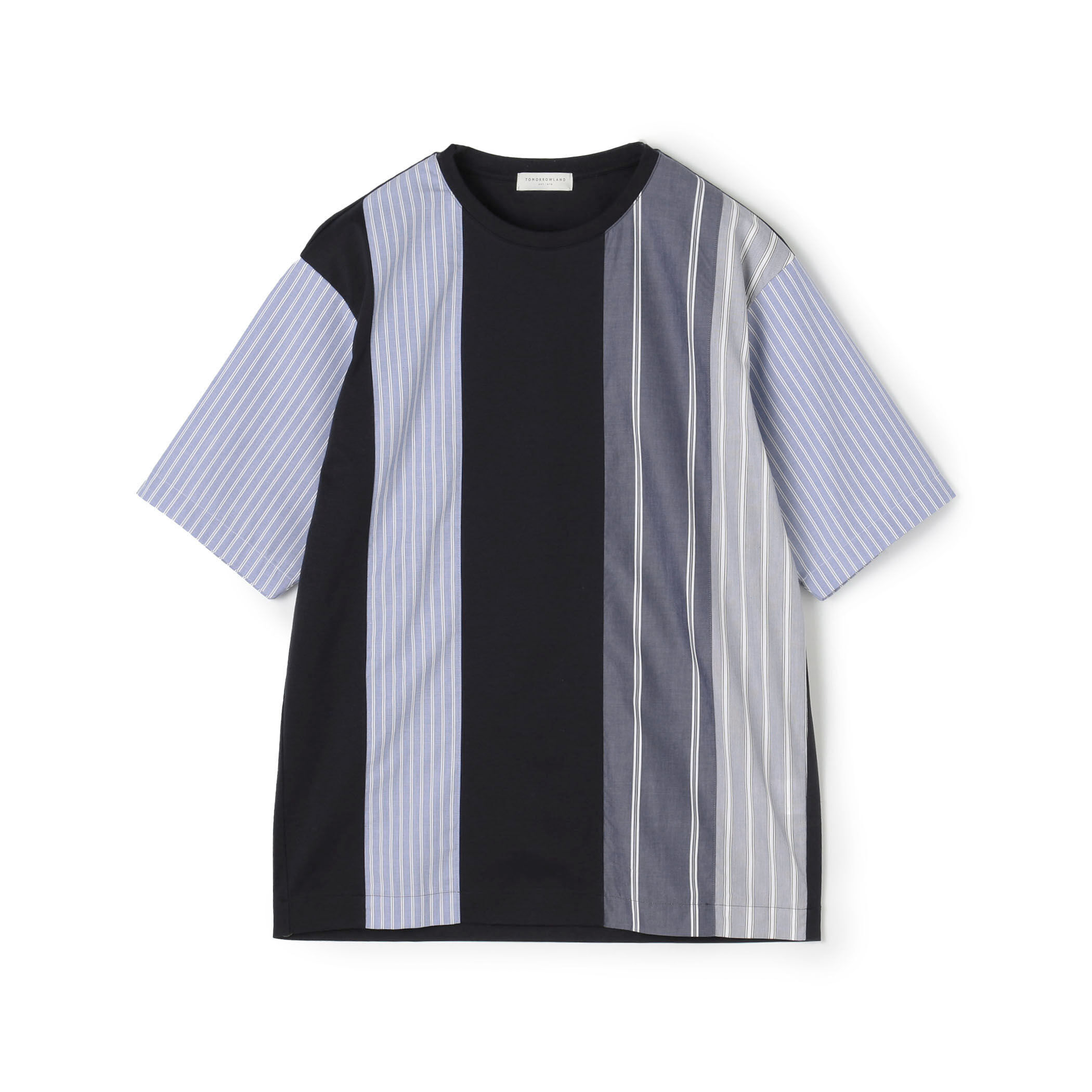 コットン ストライプ デザインTシャツ｜トゥモローランド 公式通販