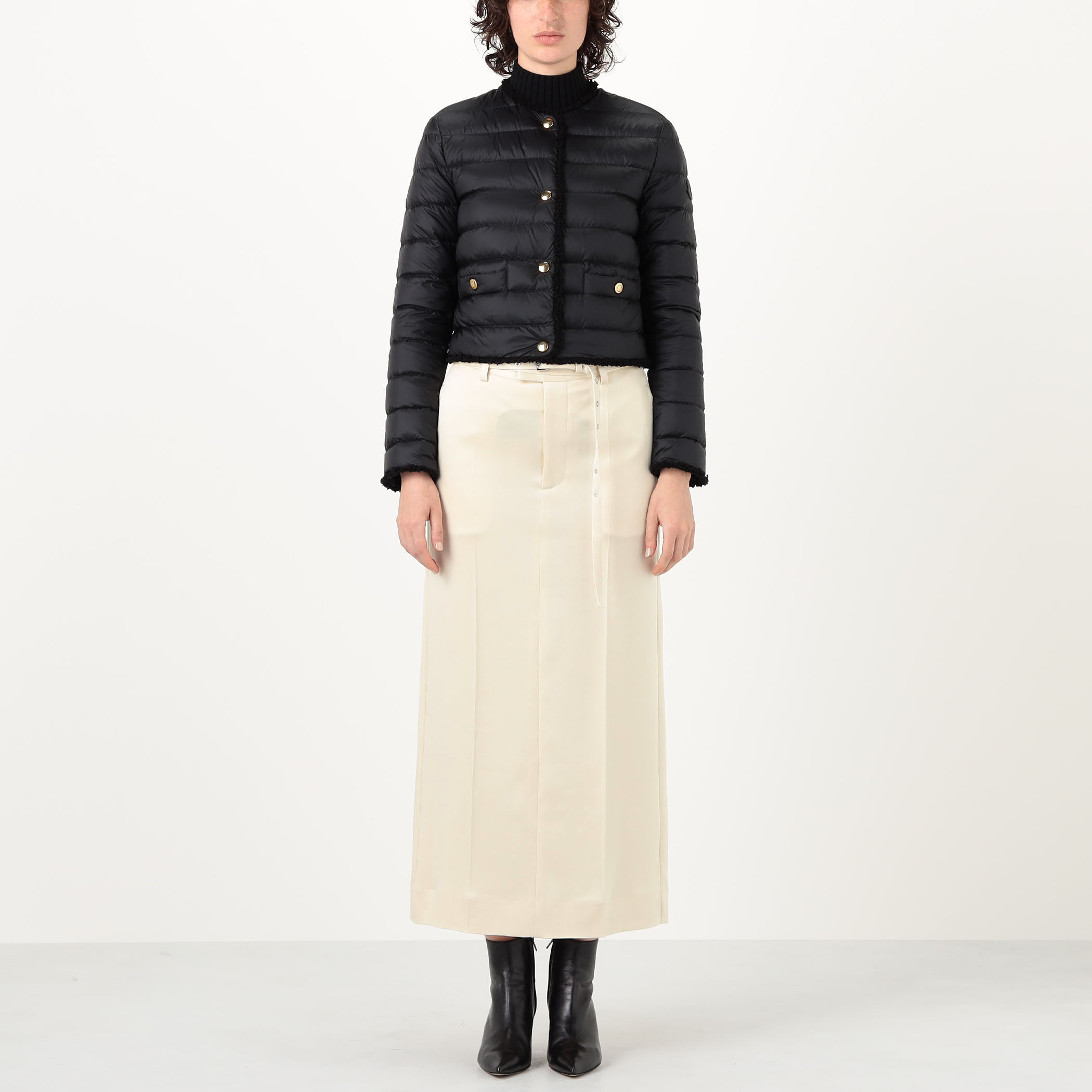 MONCLER FLEURS ノーカラージャケット｜トゥモローランド 公式通販