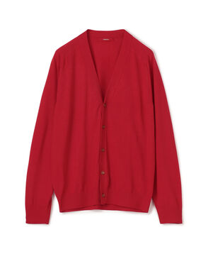 【別注】UMEDA 16G V NECK CARDIGAN