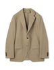Super120'sウールポリエステル シングルブレステッド2Bジャケット