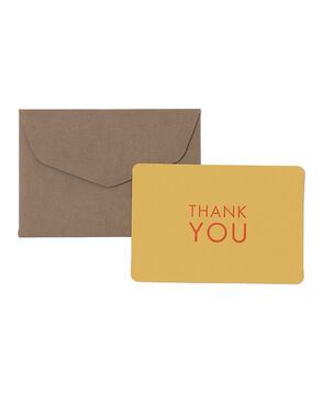 Le Typographe THANK YOU ミニカード