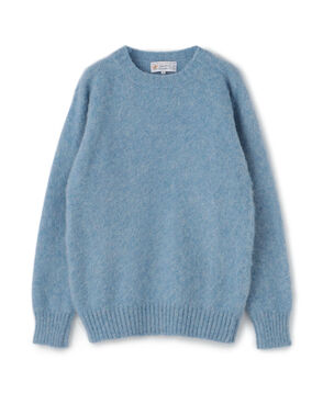 SHETLAND WOOLLEN CO. CREW NECK KNIT ウール クルーネックニットプルオーバー