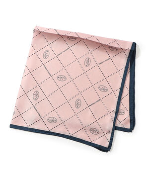 MAISON et VOYAGE シルクツイル ダイヤモンド柄 スカーフ