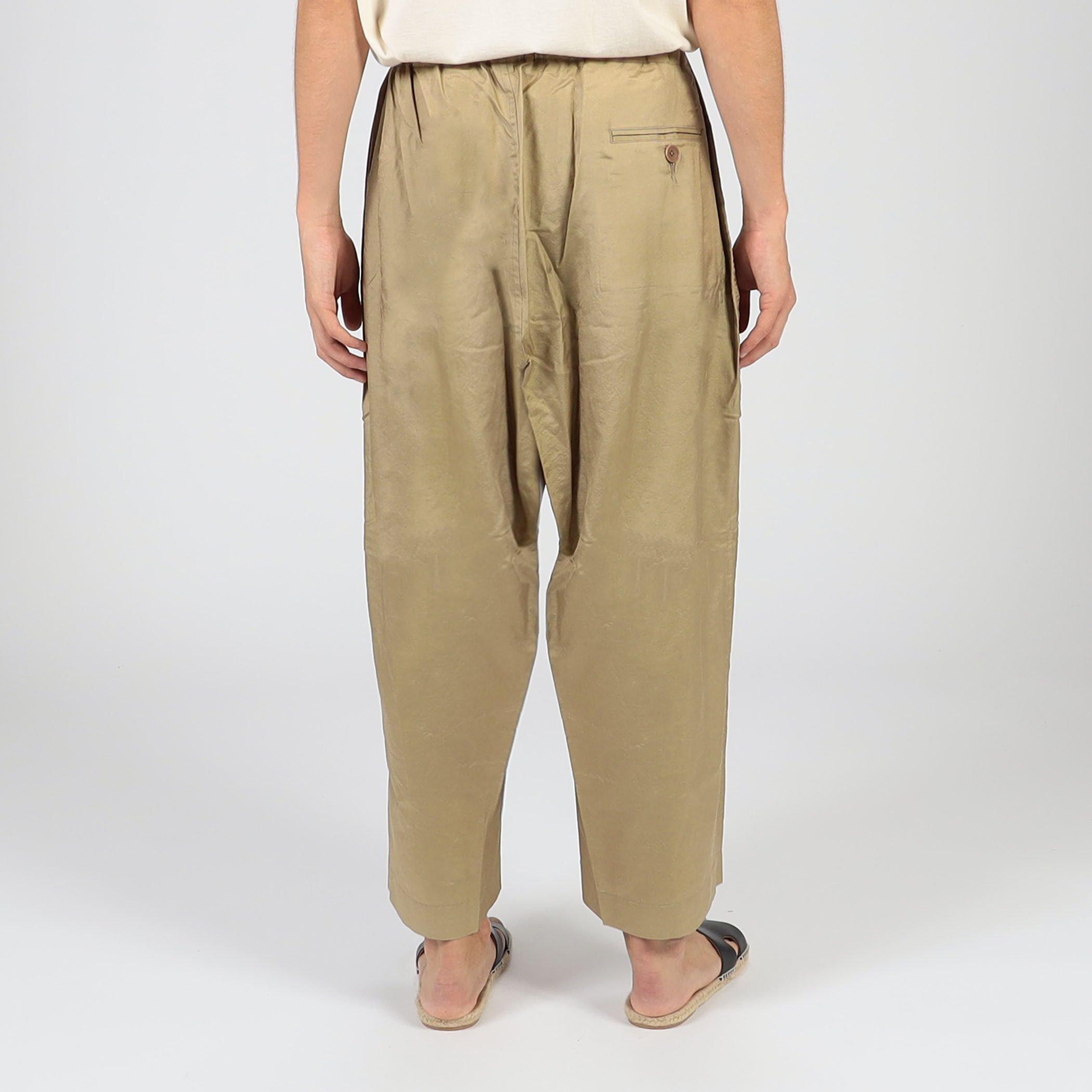 HAVERSACK ATTIRE シルク ドローストリング イージーパンツ